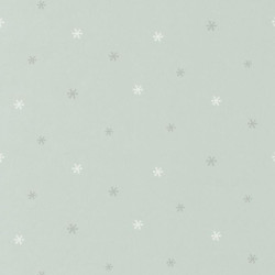 Papier peint Flocon de neige bleu - HAPPY DREAMS - Casadeco - HPDM82836127