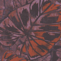Papier peint Feuilles orange et prune - PANAMA - Casadeco - PANA81073633