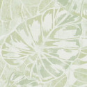 Papier peint Feuilles vert amande et blanc - PANAMA - Casadeco  PANA81077224