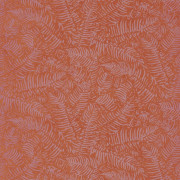 Papier peint FOUGERES orange - PANAMA- Casadeco 