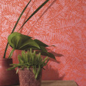 Papier peint Fougères orange - PANAMA- Casadeco - PANA81083613