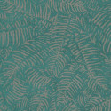 Papier peint FOUGERES émeraude - PANAMA- Casadeco 