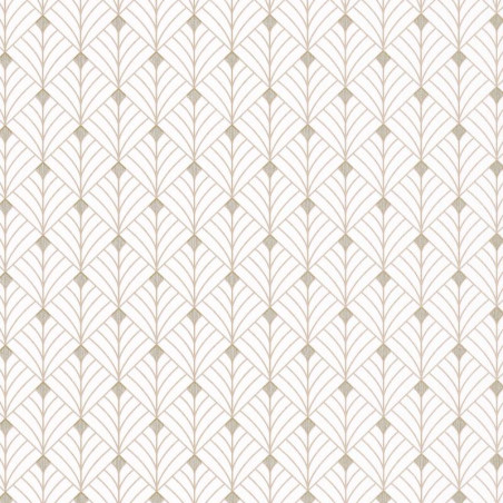 Papier peint Mistinguett écru et beige - SCARLETT - Caselio - SRL100430110