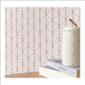 Papier peint MISTINGUETT terracotta et corail - SCARLETT - Caselio