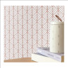 Papier peint MISTINGUETT terracotta et corail - SCARLETT - Caselio