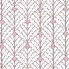 Papier peint MISTINGUETT terracotta et corail - SCARLETT - Caselio