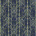 Papier peint MISTINGUETT bleu nuit et doré - SCARLETT - Caselio