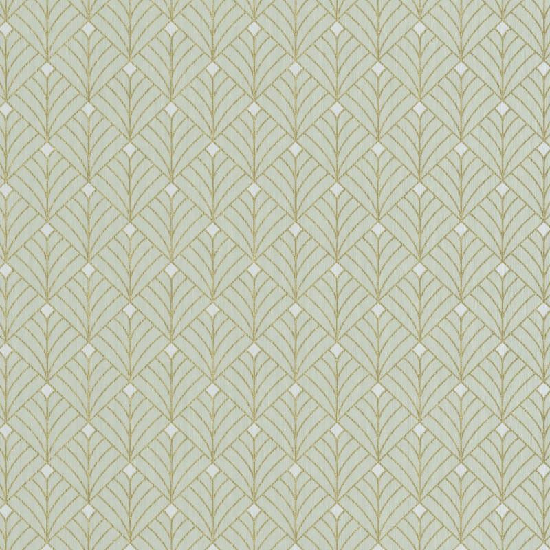 Papier peint Mistinguett vert d'eau et doré - SCARLETT - Caselio - SRL100437070