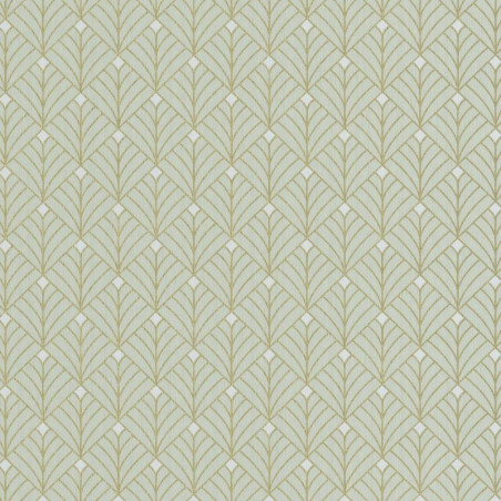 Papier peint Mistinguett vert d'eau et doré - SCARLETT - Caselio - SRL100437070