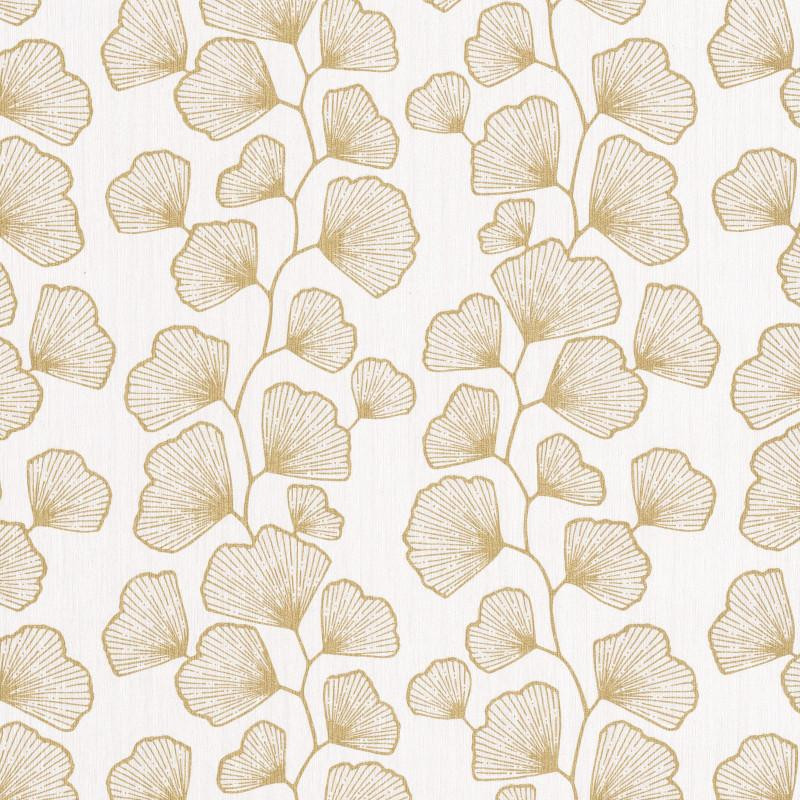 Papier peint Ginkgo beige et doré - SCARLETT - Caselio - SRL100481026