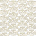 Papier peint PEARL blanc et doré - SCARLETT - Caselio