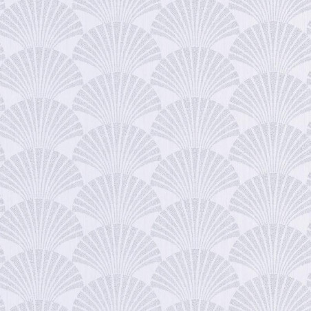 Papier peint Pearl blanc et argenté - SCARLETT - Caselio - SRL100490198