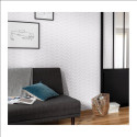 Papier peint Pearl blanc et argenté - SCARLETT - Caselio - SRL100490198