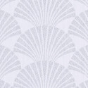 Papier peint Pearl blanc et argenté - SCARLETT - Caselio - SRL100490198