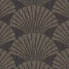 Papier peint PEARL gris anthracite et or - SCARLETT - Caselio