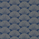 Papier peint Pearl bleu nuit et or - SCARLETT - Caselio - SRL100496025