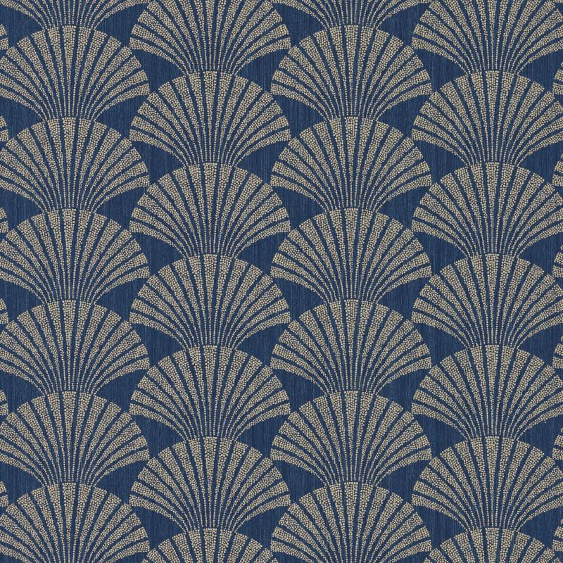 Papier peint Pearl bleu nuit et or - SCARLETT - Caselio - SRL100496025