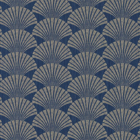 Papier peint Pearl bleu nuit et or - SCARLETT - Caselio - SRL100496025