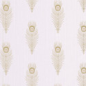 Papier peint Peacock beige et doré - SCARLETT - Caselio - SRL100461020