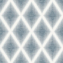 Papier peint Kirana bleu - TERENCE CONRAN - Lutèce - TC25254 