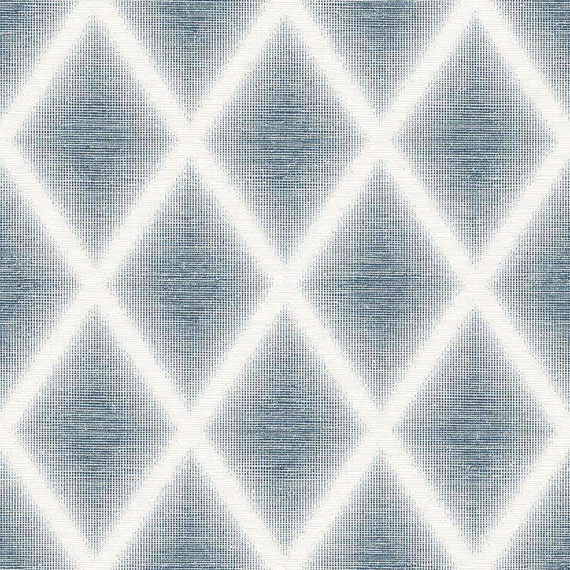 Papier peint KIRANA bleu - TERENCE CONRAN - LUTÈCE