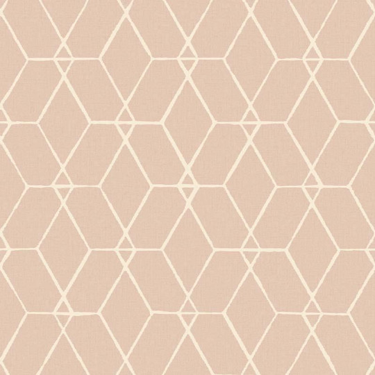 Papier peint OSTERLEN rose - TERENCE CONRAN - LUTÈCE