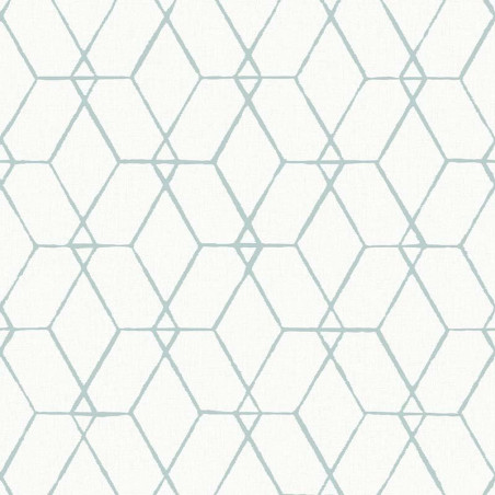 Papier peint Osterlen bleu - TERENCE CONRAN - Lutèce - TC25251