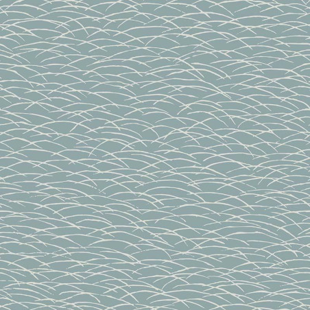 Papier peint Hono bleu - TERENCE CONRAN - Lutèce - TC25242