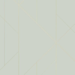 Papier peint Torpa vert opaline et gold - TERENCE CONRAN - Lutèce - TC25202