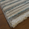 Tapis Lignes Scandi - gris et bleu - 160x230cm - ELLE - BALTA