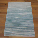 Tapis Lignes Scandi - gris et bleu - 160x230cm - ELLE - BALTA