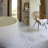 Stratifié Carreaux de ciment Retro chic bleu gris - OCEAN - Berry Alloc 