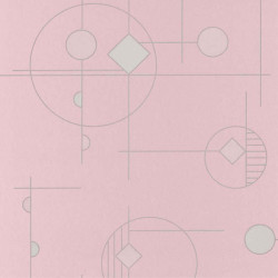 Papier peint Mobile Studio rose nude - VISION - Casadeco - VISI83664132