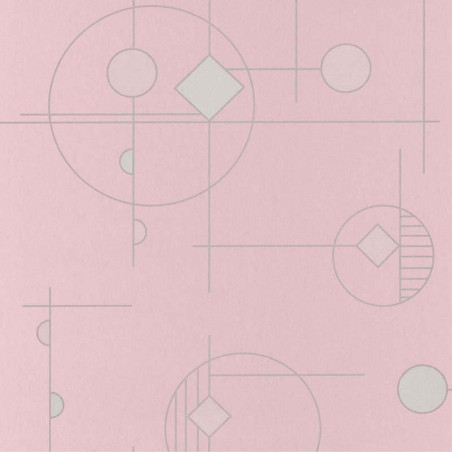 Papier peint Mobile Studio rose nude - VISION - Casadeco - VISI83664132