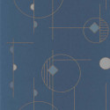 Papier peint intissé STUDIO bleu encre- Collection VISION - Casadeco
