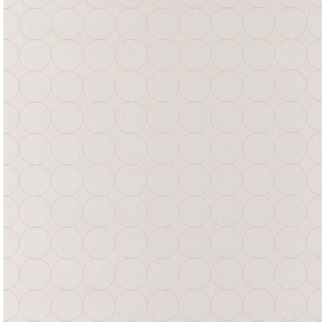 Papier peint intissé DISQUES beige clair Collection VISION - Casadeco