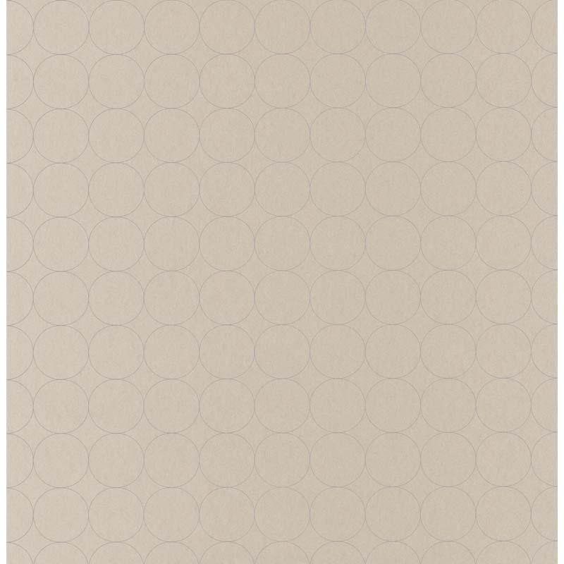 Papier peint Disques beige foncé - VISION - Casadeco - VISI83681414