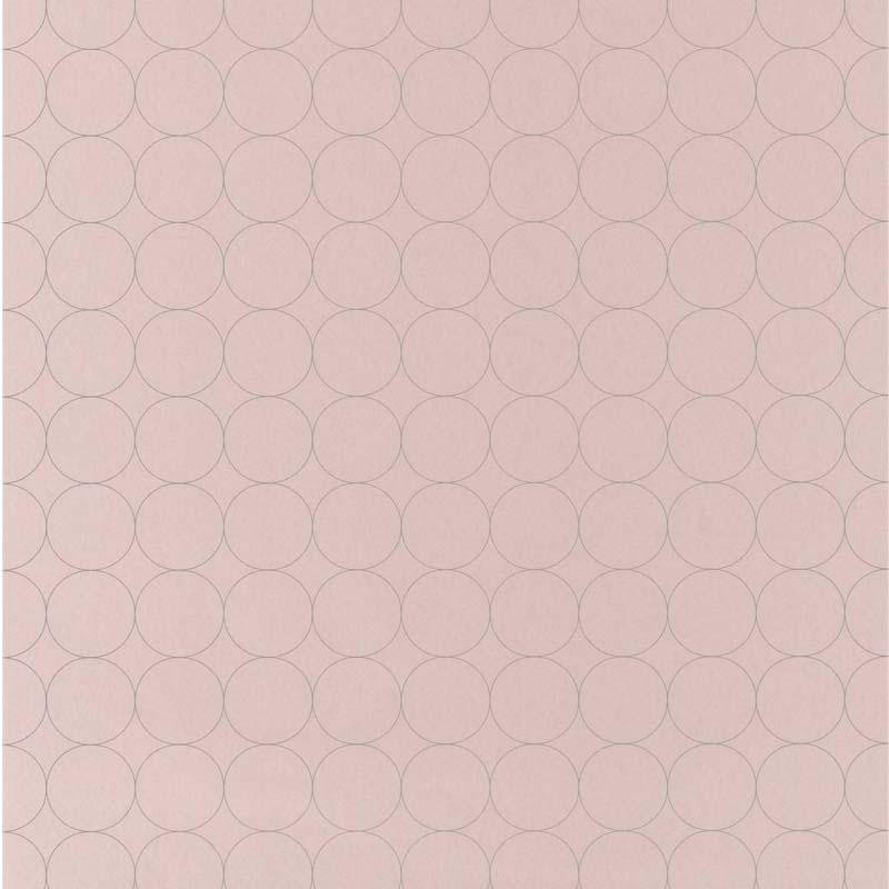 Papier peint intissé DISQUES rose Collection VISION - Casadeco