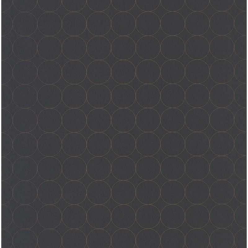 Papier peint Disques noir - VISION - Casadeco - VISI83689505