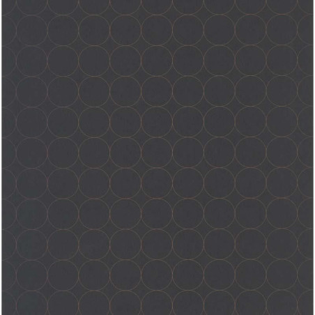 Papier peint Disques noir - VISION - Casadeco - VISI83689505