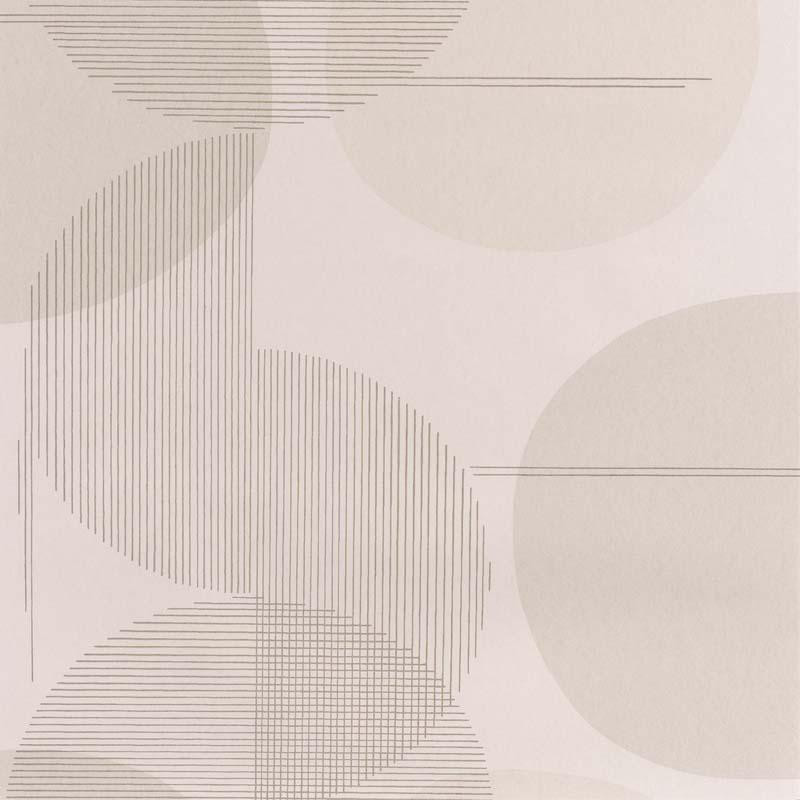 Papier peint intissé SPHERES beige- Collection VISION - Casadeco