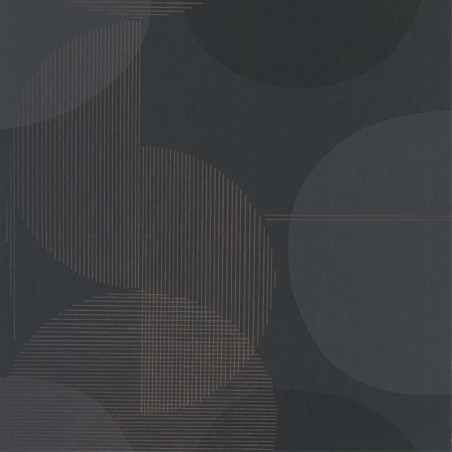 Papier peint Spheres noir - VISION - Casadeco - VISI83679510