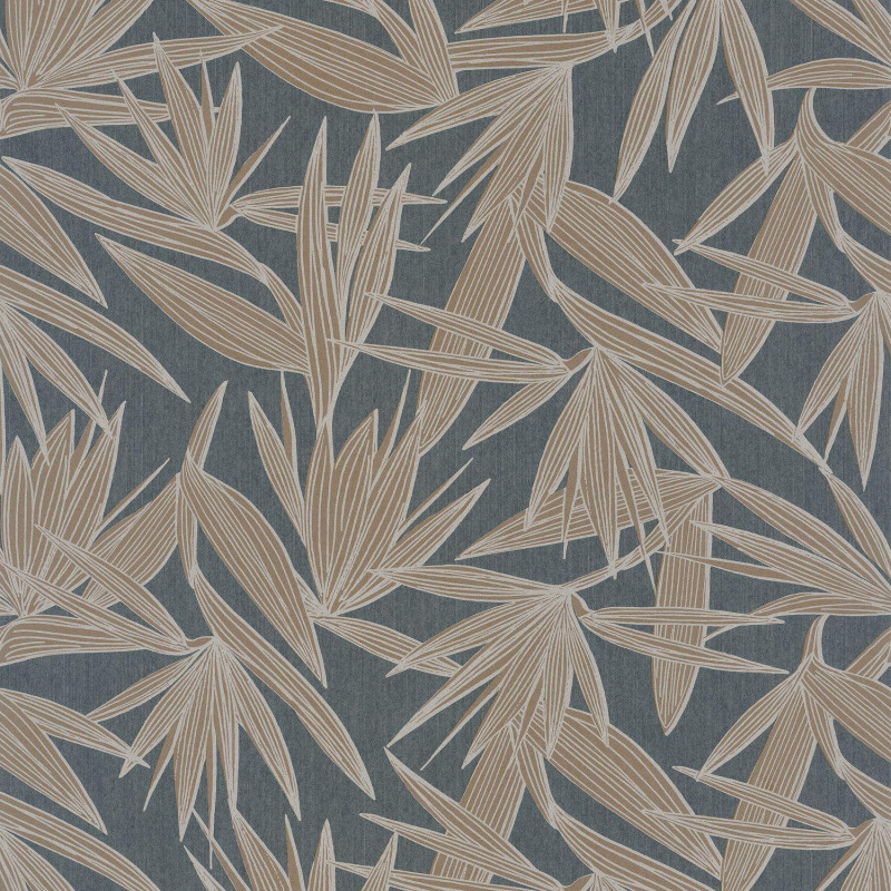Papier peint intissé ALIZARINE gris fusain - Collection PORTFOLIO - CASAMANCE