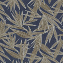 Papier peint intissé ALIZARINE bleu marine - Collection PORTFOLIO - CASAMANCE