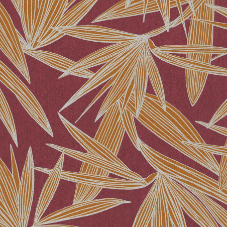 Papier peint Alizarine bordeaux - PORTFOLIO - Casamance - 73960650