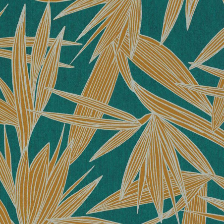 Papier peint intissé bleu anglais- Collection PORTFOLIO - CASAMANCE