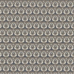Papier peint Gemmail brun tabac - PORTFOLIO - Casamance - 74000296