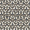 Papier peint Gemmail brun tabac - PORTFOLIO - Casamance - 74000296
