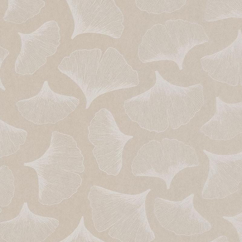 Papier peint intissé GINKGO craie - Collection PORTFOLIO - CASAMANCE
