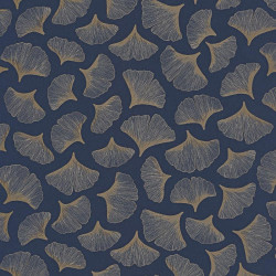 Papier peint Ginkgo marine - PORTFOLIO - Casamance - 73970427